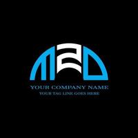 MZD letter logo creative design with vector graphic