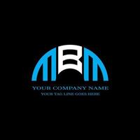 MBM letter logo creative design with vector graphic