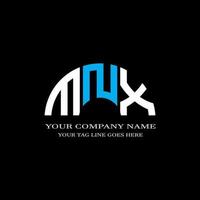 MNX letter logo creative design with vector graphic