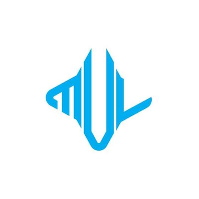 MUV letter logo creative design with vector graphic