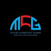 MCG letter logo creative design with vector graphic