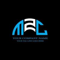 MZC letter logo creative design with vector graphic