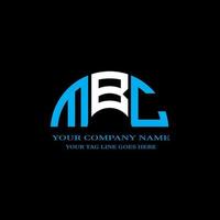 MBC letter logo creative design with vector graphic