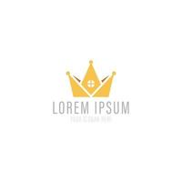 Crown Logo Vector Template.