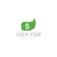 Money Logo Design. Vector Illustration.