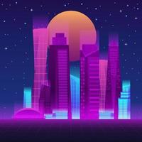 Futuristic Skyscraper Background vector