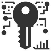 Cloud Data Technology Services Database Download Icon Vector, Network vector