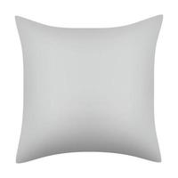 3d realistic square pillows vector