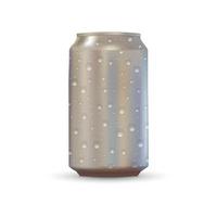 Aluminum drink can vector