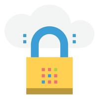 Cloud Data Technology Services Network Download Icon Vector, Database vector