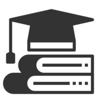 Education Study Online Icon Vector , GRADUATION