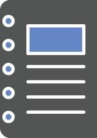 Notebook Icon Style vector