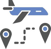 Flight Directions Icon Style vector