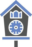 Cuckoo Clock Icon Style vector
