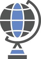 Globe Stand Icon Style vector