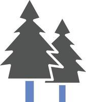 Pine Tree Icon Style vector