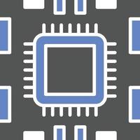 Microprocessor Icon Style vector