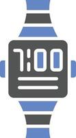 estilo de icono de reloj inteligente vector