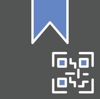 Package QR Code Icon Style vector