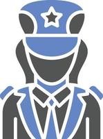 Captain Icon Style vector