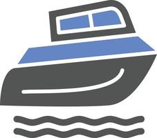 Speed Boat Icon Style vector