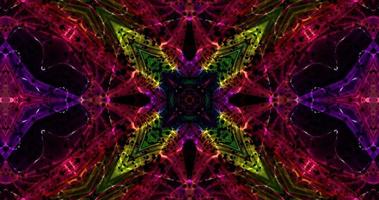 Abstract animation. Liquid background. Beautiful digital geometric movie, Abstract background movie.Kaleidoscope animation video