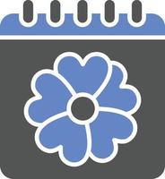 Spring Calendar Icon Style vector