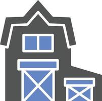 Barn Icon Style vector