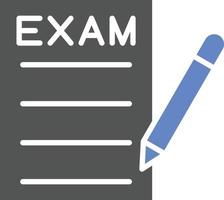 Exam Icon Style vector