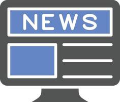 News Portal Icon Style vector