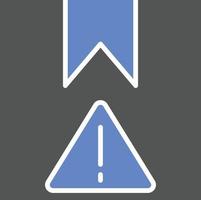 Delivery Warning Icon Style vector
