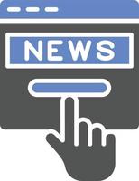 News Subscription Icon Style vector