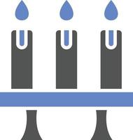 Candles Icon Style vector