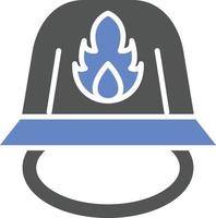 Firefighter Helmet Icon Style vector