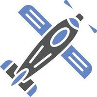 Monoplane Icon Style vector