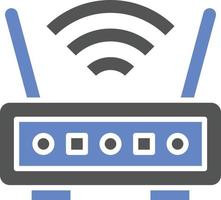 Wireless Router Icon Style vector