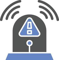 Fire Alarm Icon Style vector