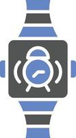 Smartwatch Alarm Icon Style vector