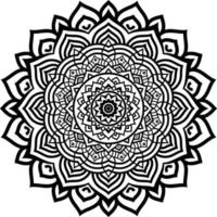 mandala for laser cutting. Stencil mandala for cutting from a variety of materials.