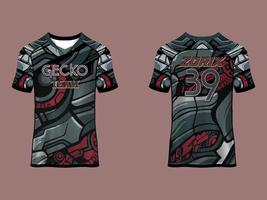 Universal Jersey Team and Club sport and esport vector