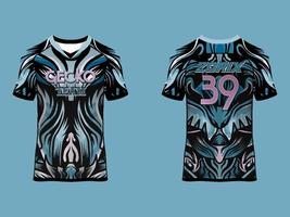 Universal Jersey Team and Club sport and esport vector