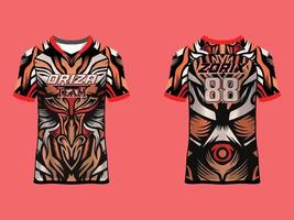 camiseta deportiva manga raglán vector