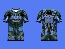 Universal Jersey Team and Club sport and esport vector