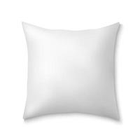 3d realistic square pillows vector