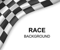 Checkered flag background . Vector illustration