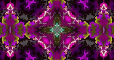 Abstract animation. Liquid background. Beautiful digital geometric movie, Abstract background movie.Kaleidoscope animation video
