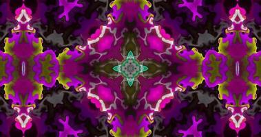 Abstract animation. Liquid background. Beautiful digital geometric movie, Abstract background movie.Kaleidoscope animation video