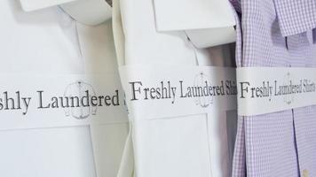 Fresh crisp wonderful smell perfectly pressed dress shirts photo