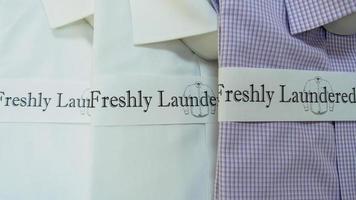 Wonderful starched shirts ready for key client meetings ironed, starched crisp collars shirts ready for meetings photo