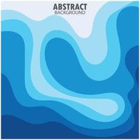 diseño de fondo de onda abstracta con vector de combinación azul